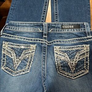 Vigoss Women's Blue Boot Cut Jeans